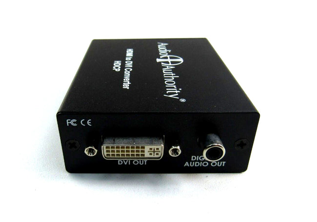 AUDIO AUTHORITY  1312 HDMI TO DVI CONVERTER HDCP    New