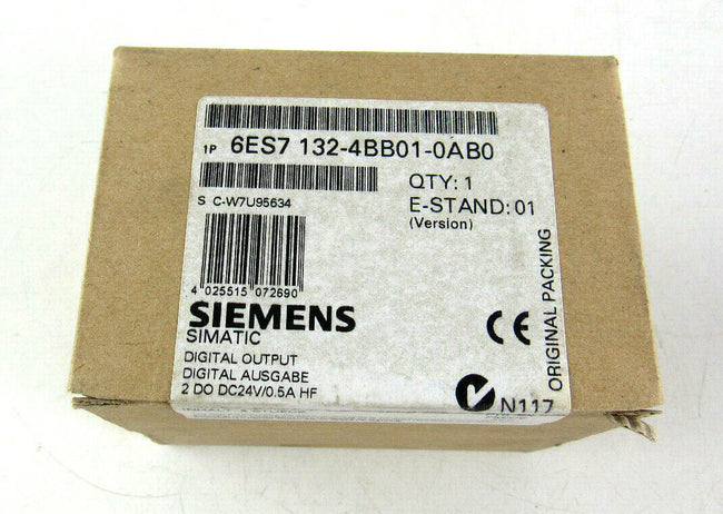 5x Siemens Simatic S7 6ES7 132-4BB01-0AB0 6ES7132-4BB01-0AB0 E: 01