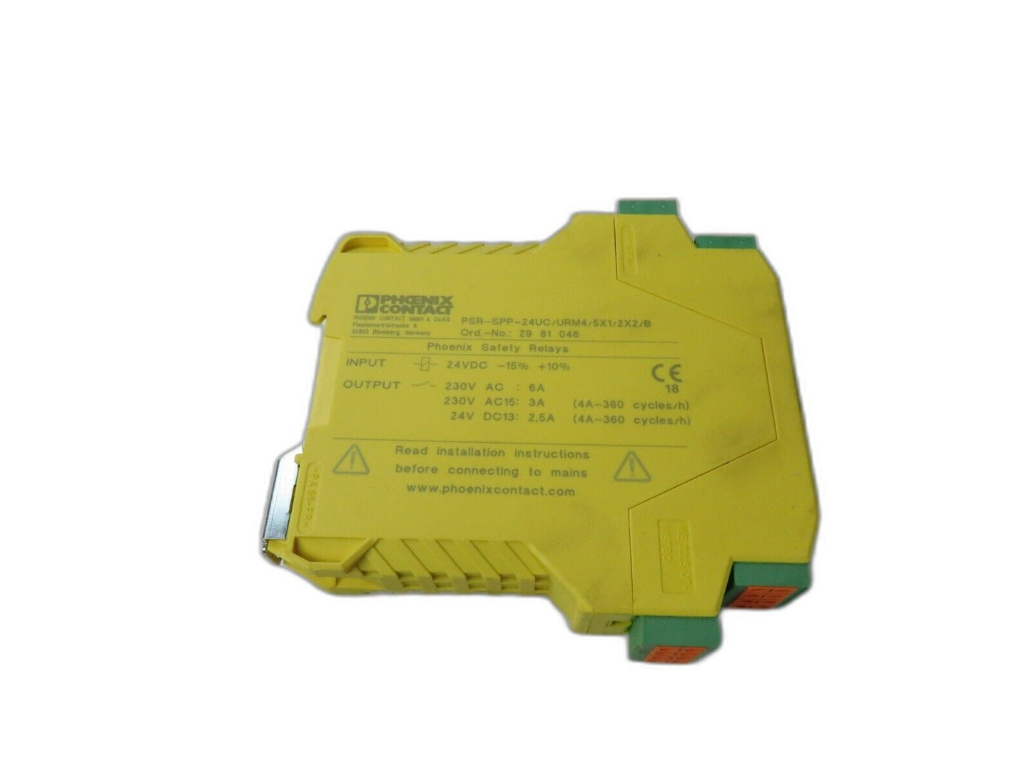 PHOENIX CONTACT   2981046 PSR-SPP-24UC/URM4/5X1/2x2/B SAFETY RELAY