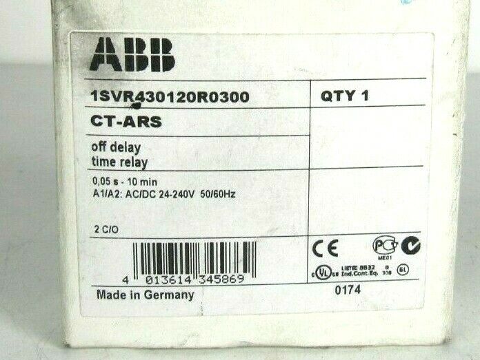 NEW ABB CT-ARS 1SVR430120R0300