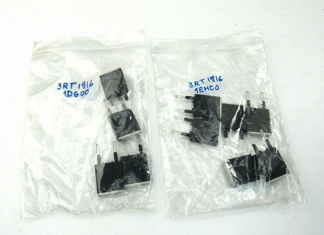 SIEMENS 4x 3RT1916 1DG00 6x 3RT1916 1EH00  LOT OF 10 different