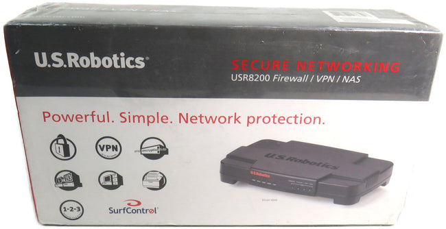 USR U.S.Robotics USR8200 Secure Storage Router Pro VPN/Firewall/NAS    New