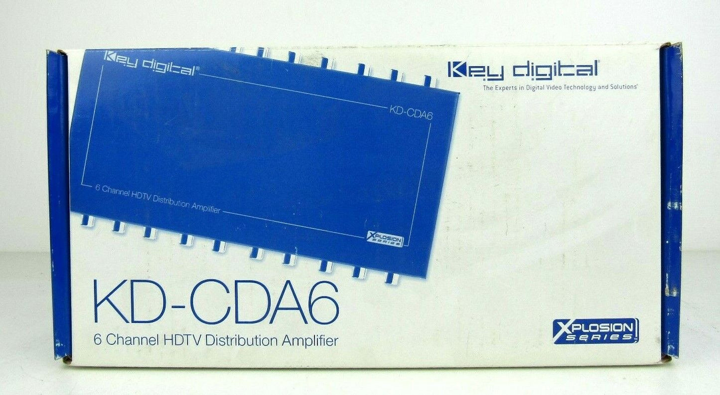 New Key Digital KD-CDA6  6 Channel Distribution Amplifier