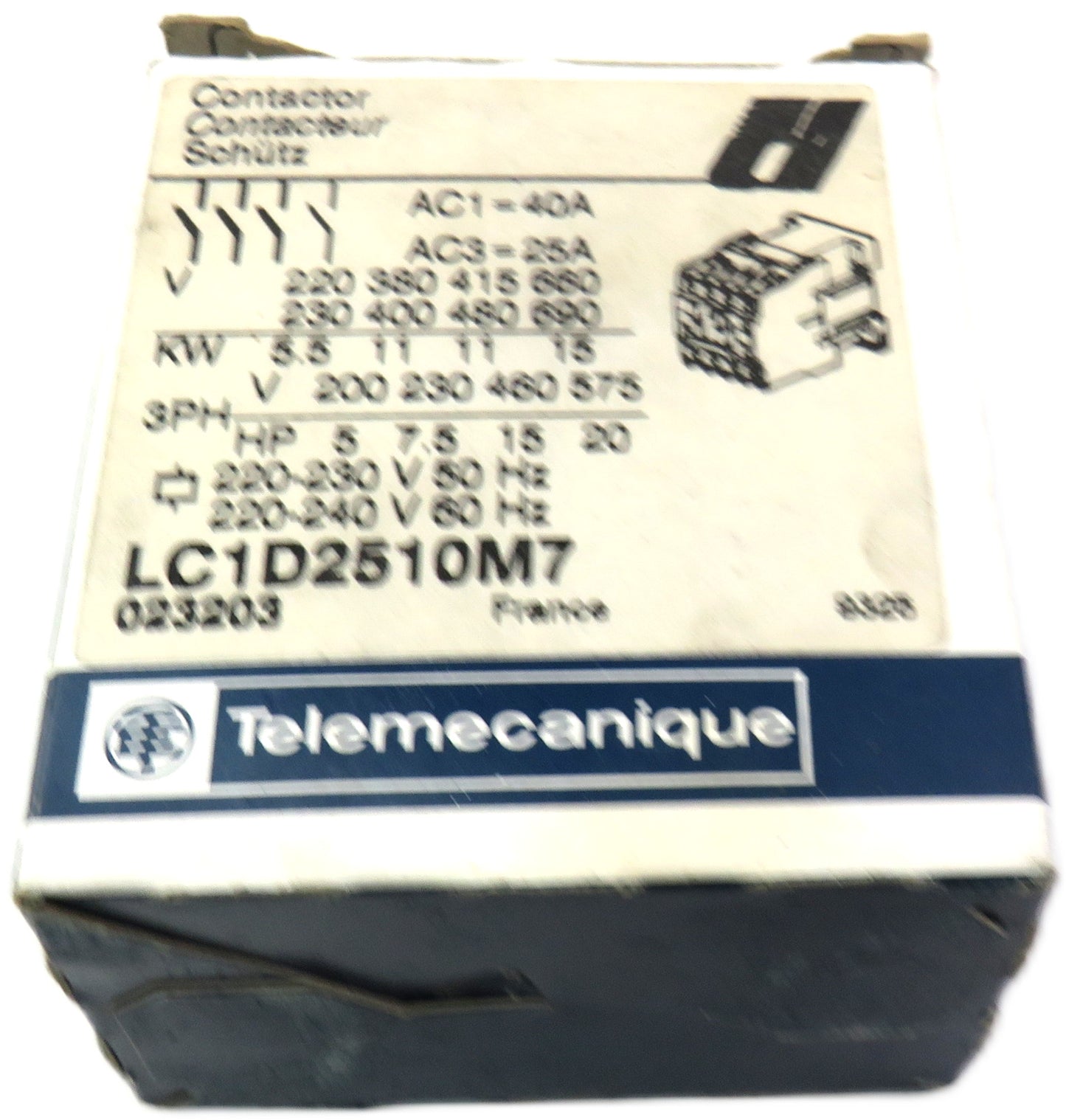 TELEMECANIQUE  LC1D2501M7  LC1 D2501M7     New