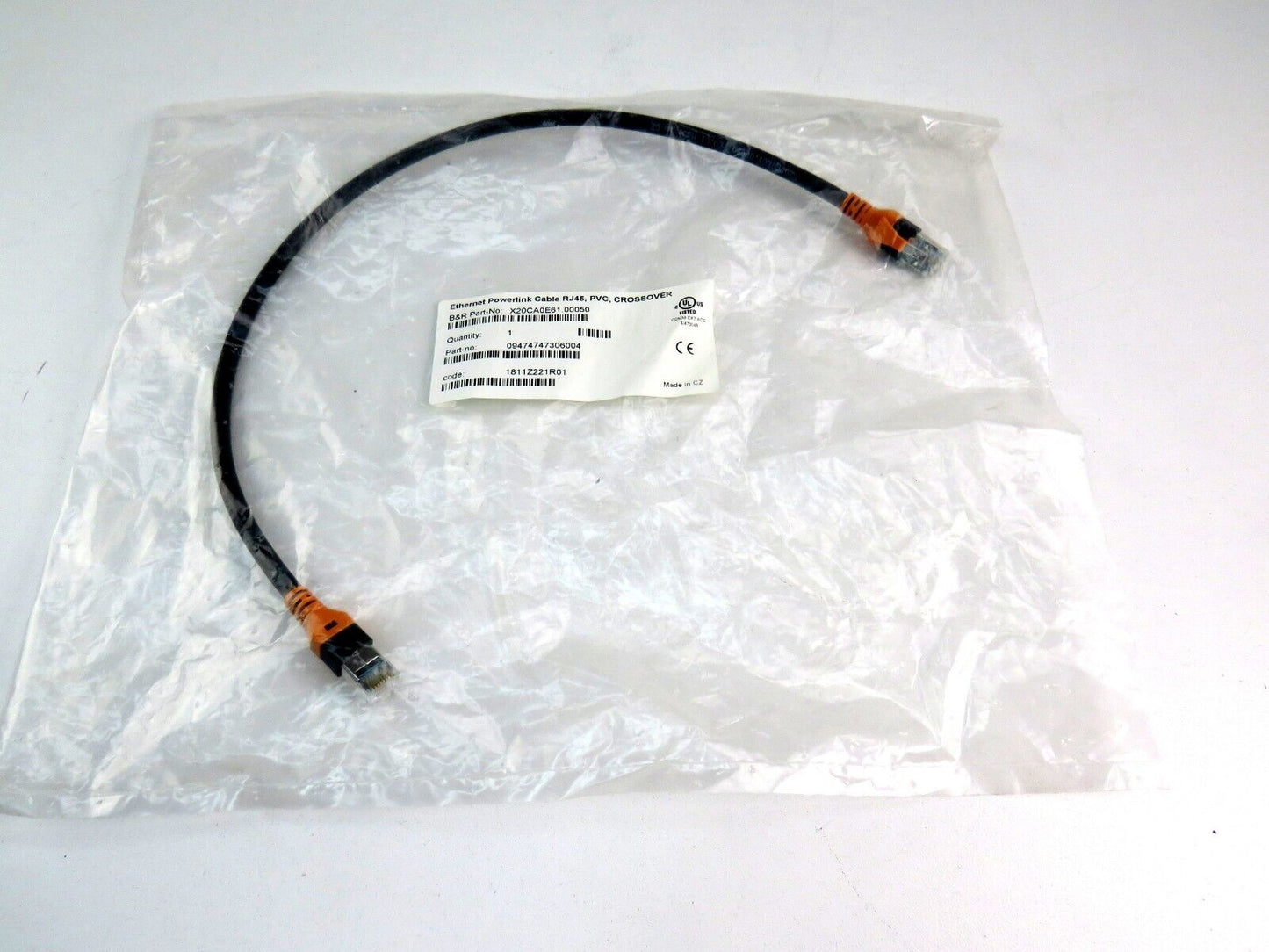 B&R X20CA0E61.00050 Ethernet Powerlink Cable New