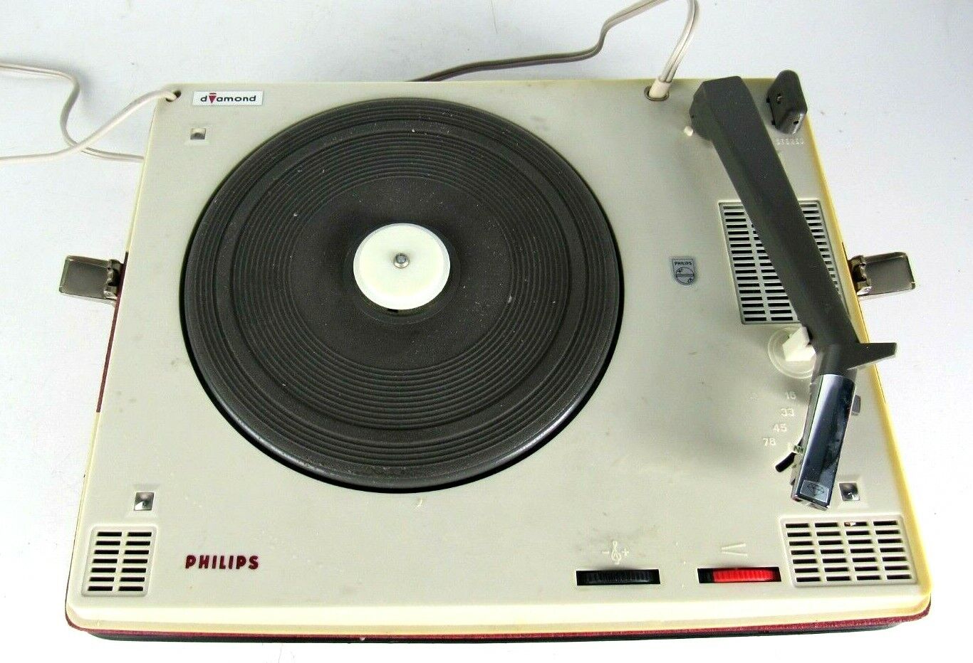 Philips vintage Portable turntable 1960s