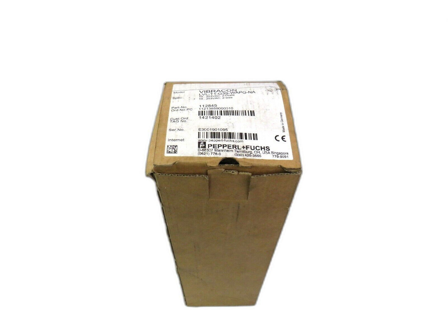 PEPPERL+FUCHS  LVL-T1-G3S-WAPG-NA 112845 VIBRACON  VIBRATION LIMIT SWITCH   New