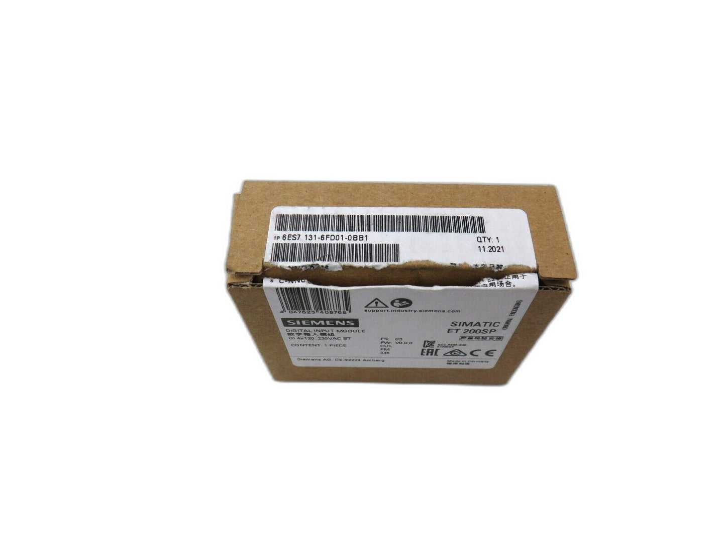 SIEMENS  6ES7 131-6FD01-0BB1 6ES7131-6FD01-0BB1    New