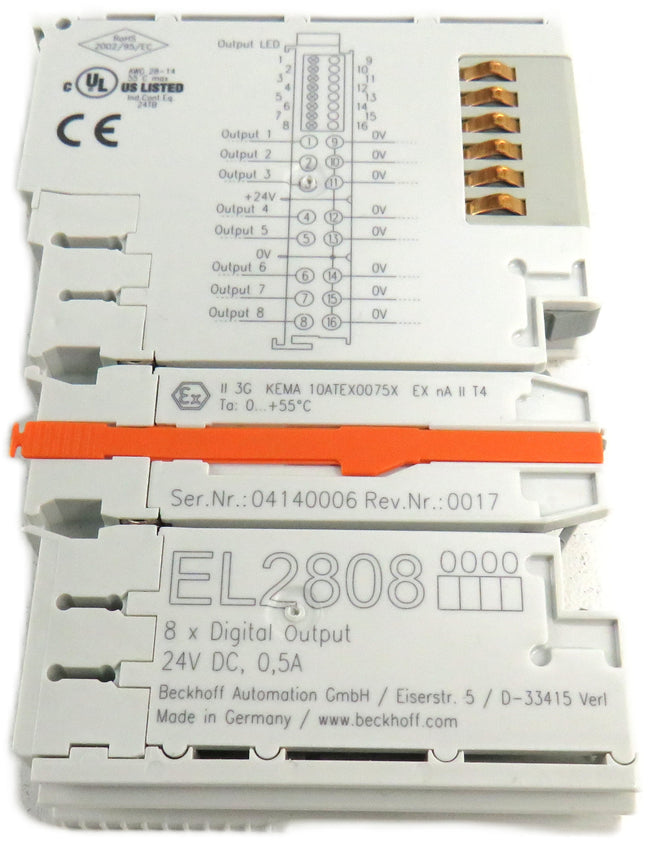 BECKHOFF EL2808 MODULE    New