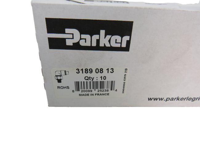 PARKER 31890813 3189 08 13 LEGRIS COMPACT ELBOW  BSPP  Lot of 10 New