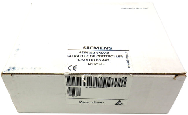 SIEMENS  6ES5 262 8MA12 6ES5262 8MA12 CLOSED LOOP CONTROLLER  New