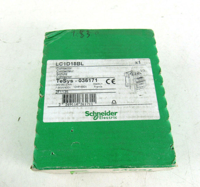 NEW boxed Schneider Electric LC1D18BL