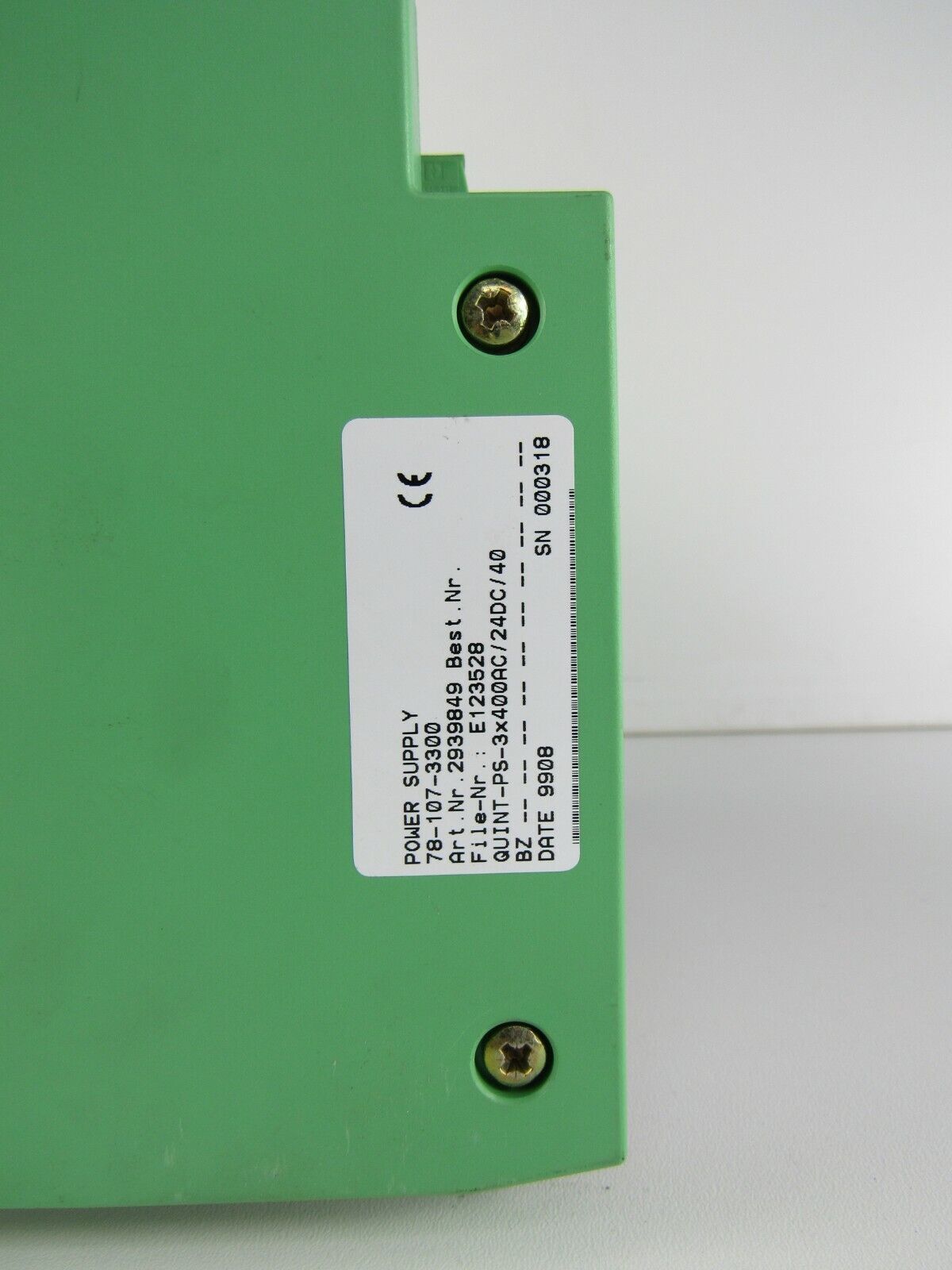 Phoenix Contact 2939849 Power Supply Quint 40 Power QUINT-PS-3x400AC/24DC/40