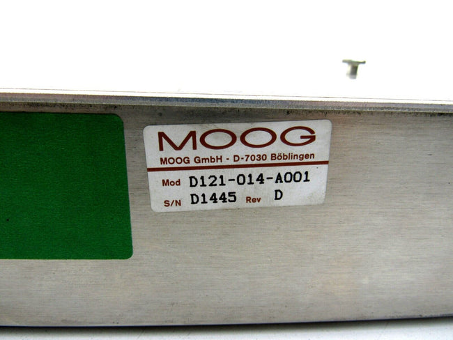 MOOG D121-014-A001 servo valve control battenfeld