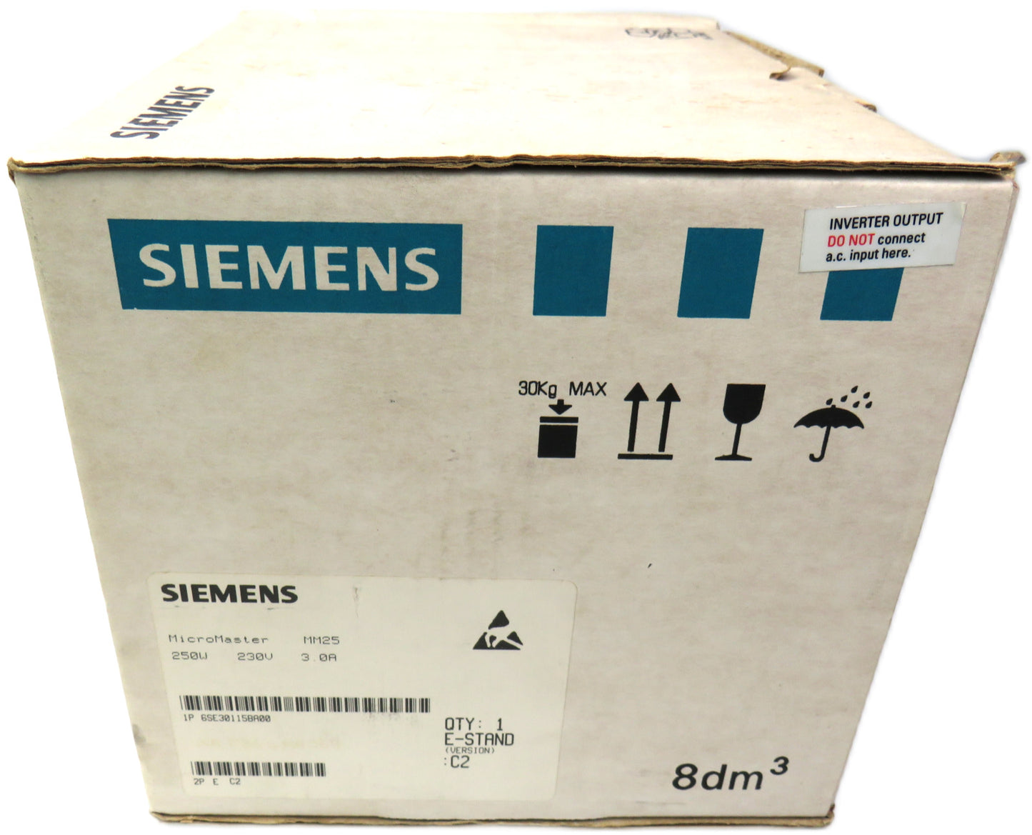 SIEMENS 6SE30115BA00 Micromaster Simovert    New