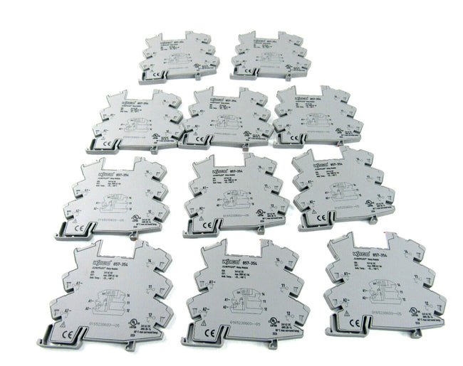 Wago  857-354 Jumpflex Relay Module + 857-152  Lot of 11