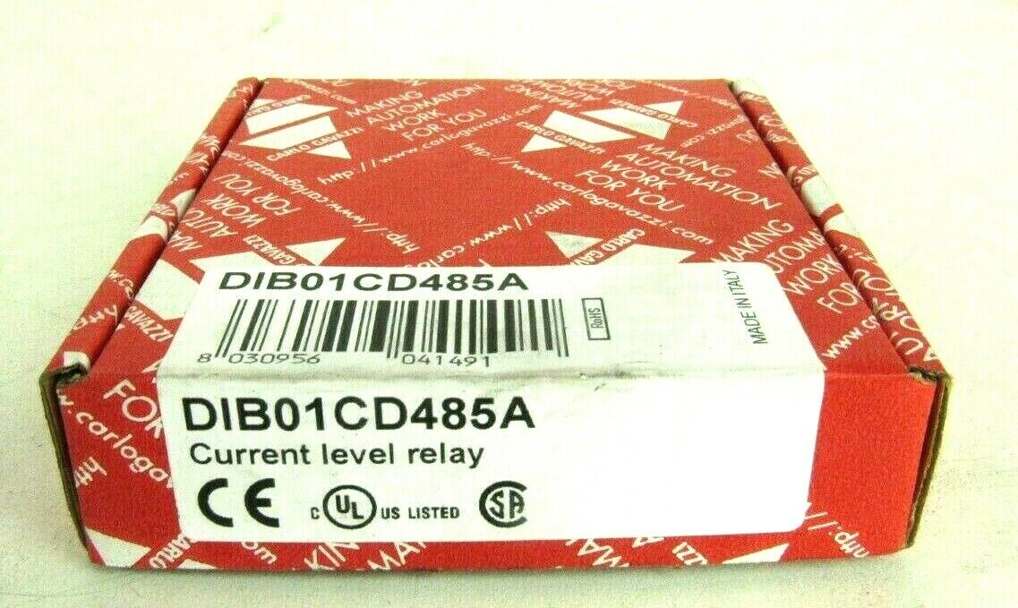 New Carlo Gavazzi Protection current Level Relay  DIB01CD485A