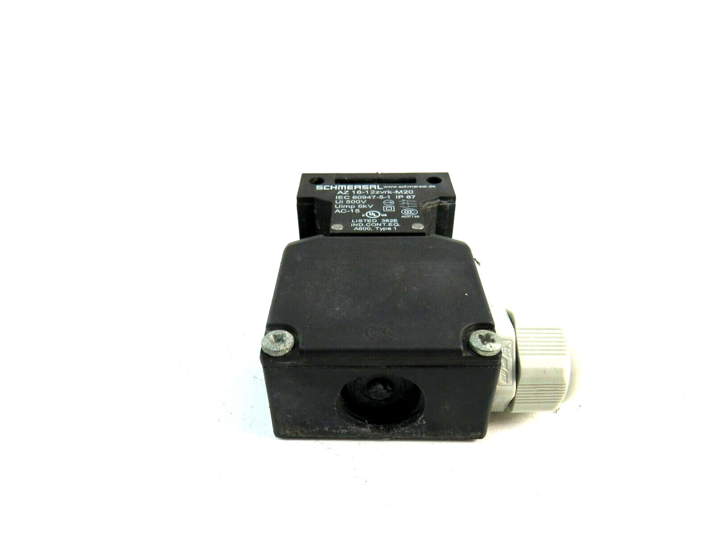 SCHMERSAL AZ 16-12ZVRK-M20 SAFETY INTERLOCK SWITCH