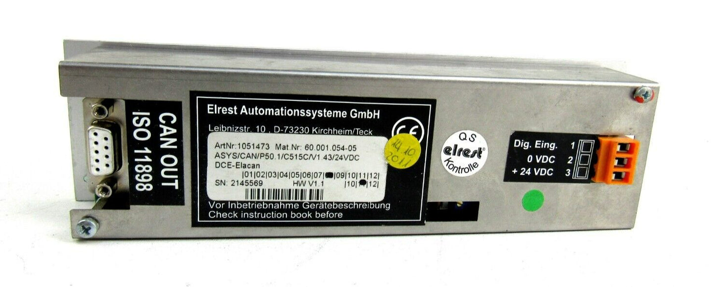 ASYS Siemens ASYS/CAN/P50.1/C515C/V1.43/24VDC 1051473