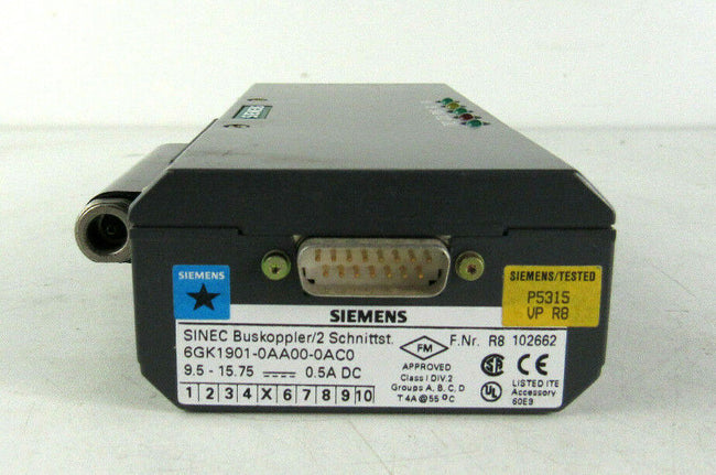 Siemens 6GK1901-0AA00-0AC0 6GK1 901-0AA00-0AC0 SIMATIC NET Ethernet Transceiver