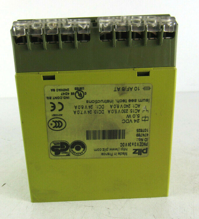 PILZ  V 3s 24VDC PNOZ V SAFETY RELAY 24 VDC 5.0 W 474789