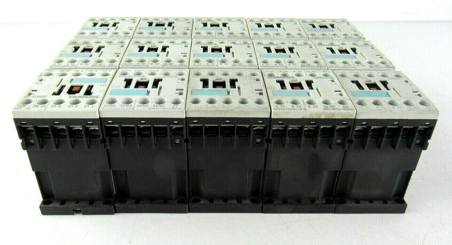 Lot of 15 SIEMENS 3RT1015-1BB42, Power Contactor Relay