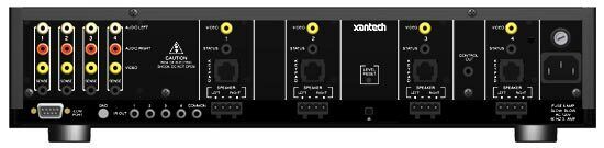 Xantech mrc 44 Four-Source Four-Zone Multiroom Audio/Video Amplifier MRC44 230V