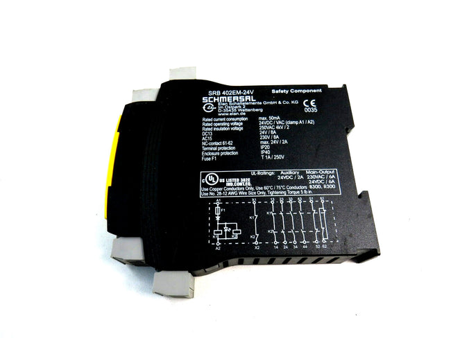 SCHMERSAL SRB 402EM-24V SAFETY RELAY 24V  COMPONENT