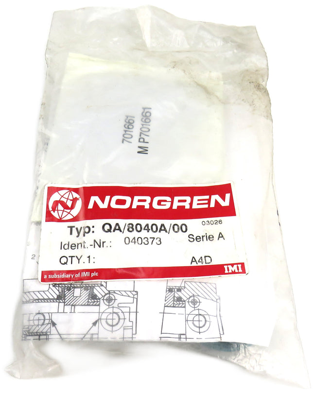 Norgren  QA/8040A/00 Norgren Cylinder Repair Kit    New