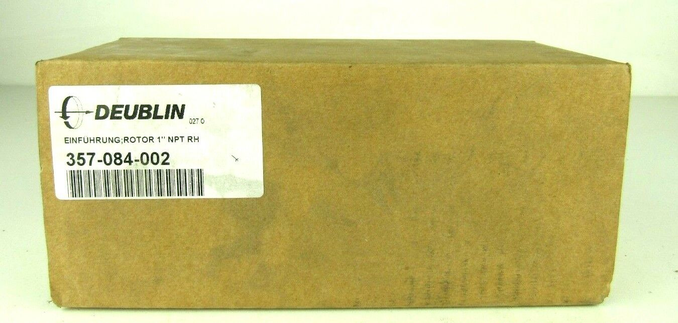 New Deublin 357 084 002 Rotating Union Rotary Union NPT RH ROTOR