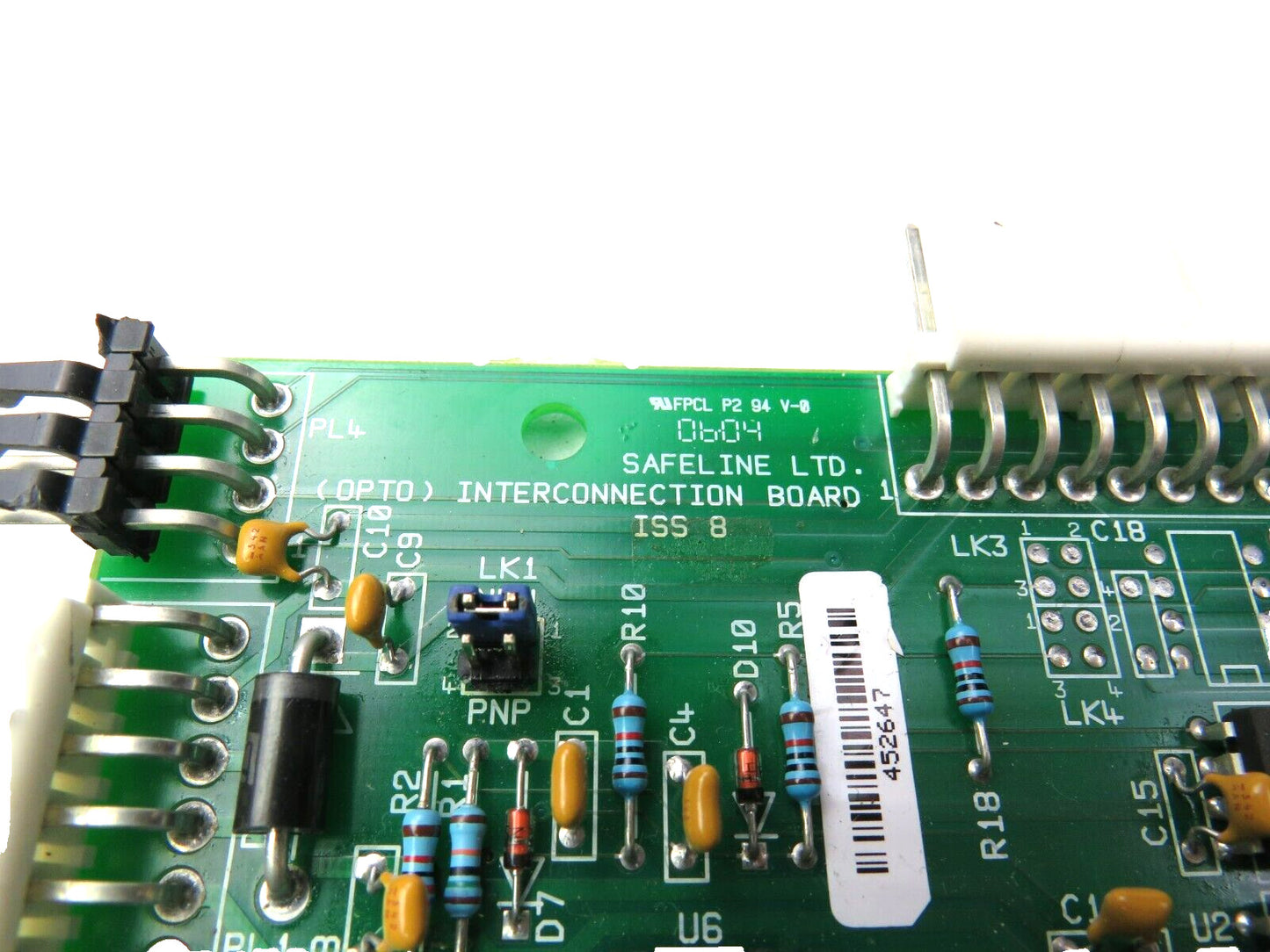 SAFELINE  ISS 8  INTERCONNECTION BOARD  OPTO