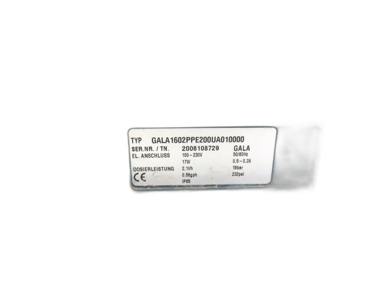 PROMINENT GALA1602PPE200UA010000