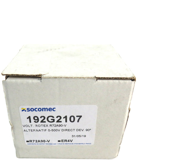 SOCOMEC  192G2107 R72A90-V ROTEX 72x78 0-500V    New