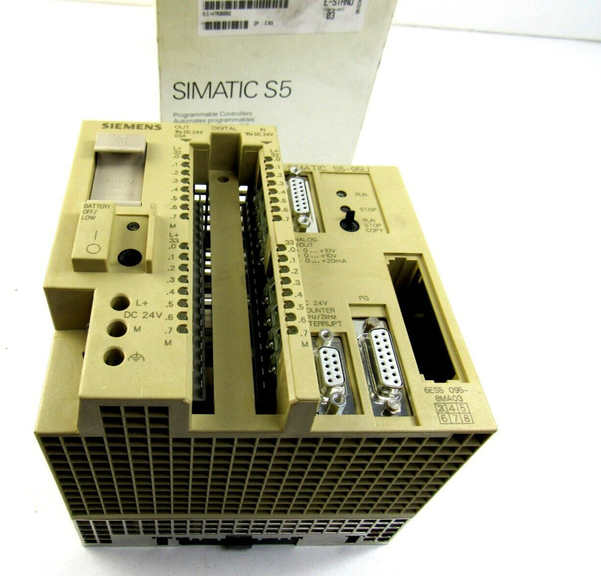 Siemens 6ES5 095 8MA03   New never used