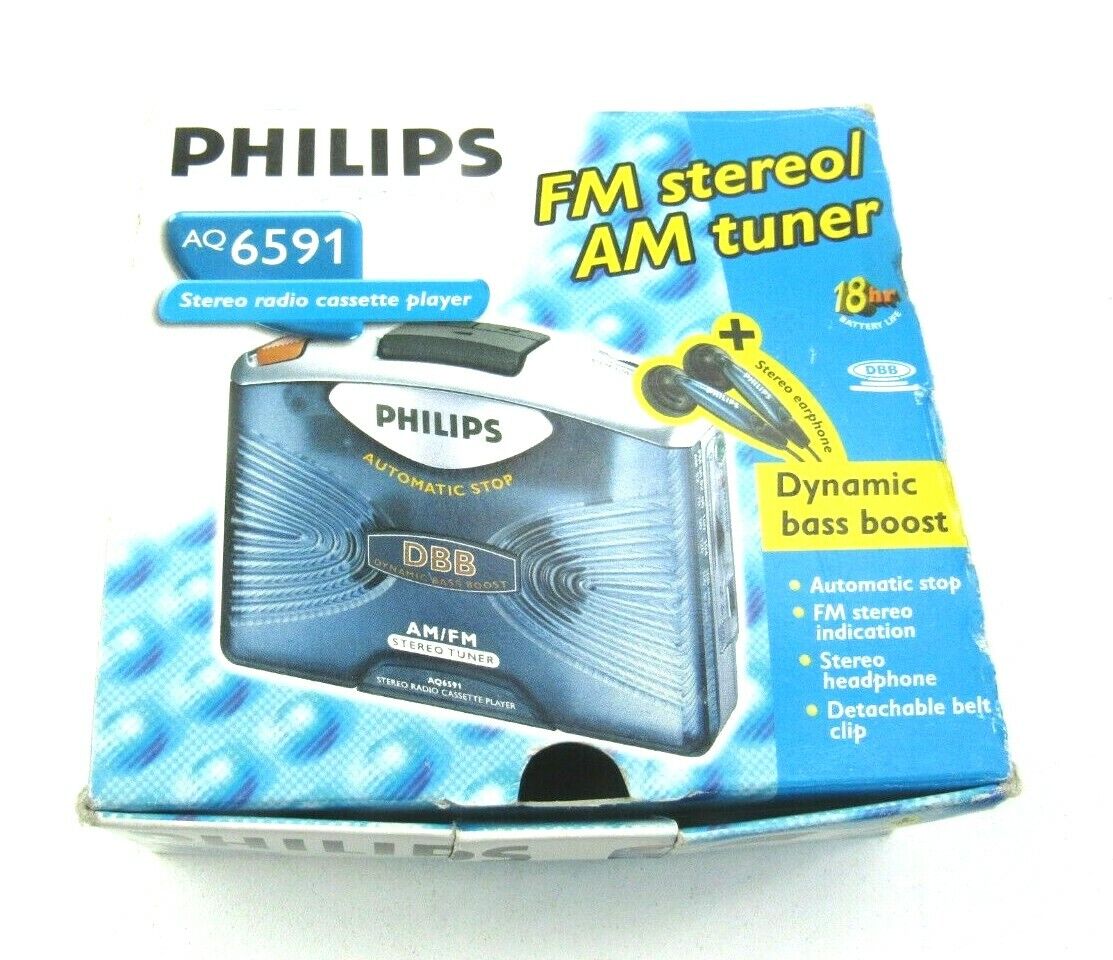 PHILIPS AQ6591 casette player FM AM tuner dbb