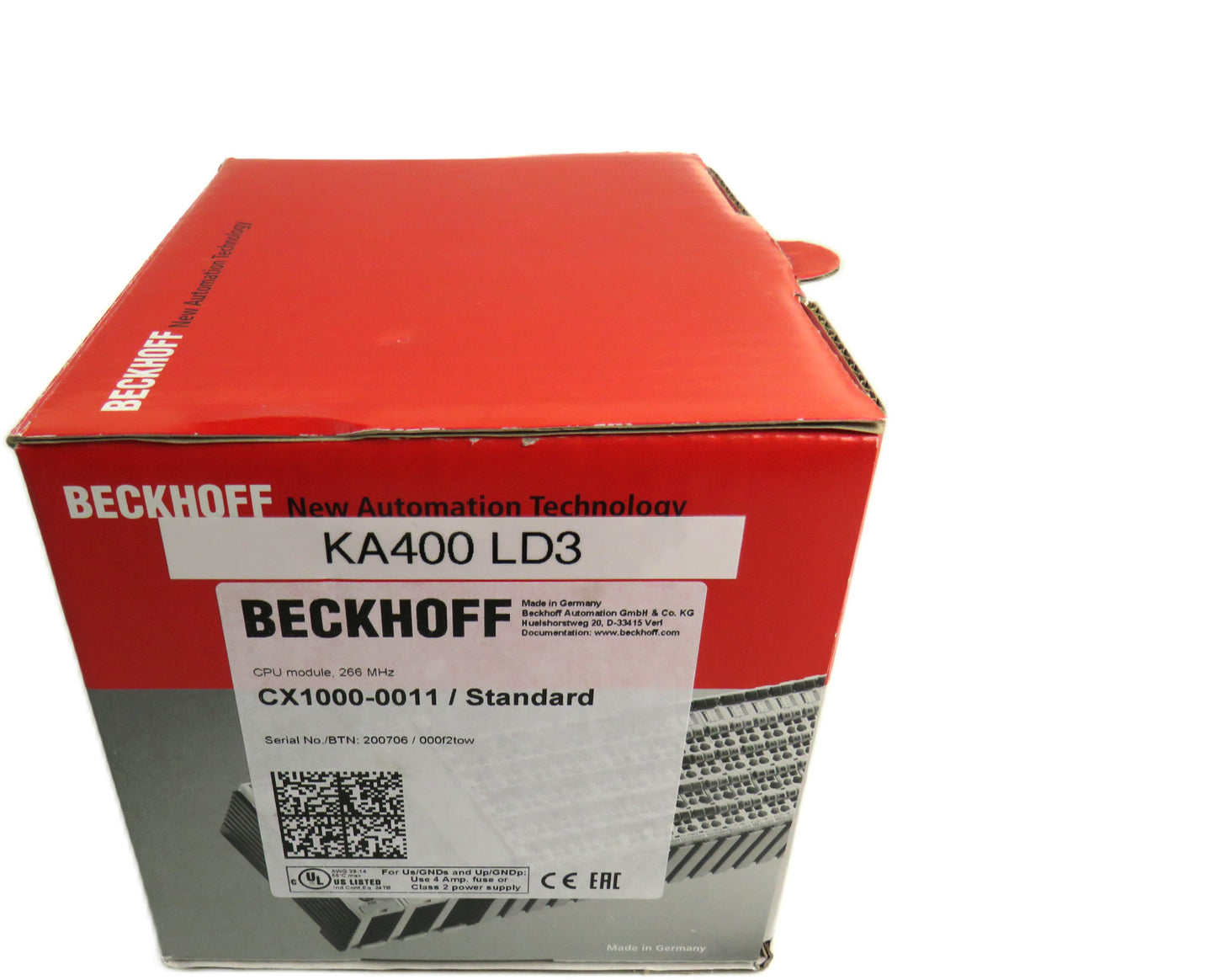 BECKHOFF  CX1000-0011     New