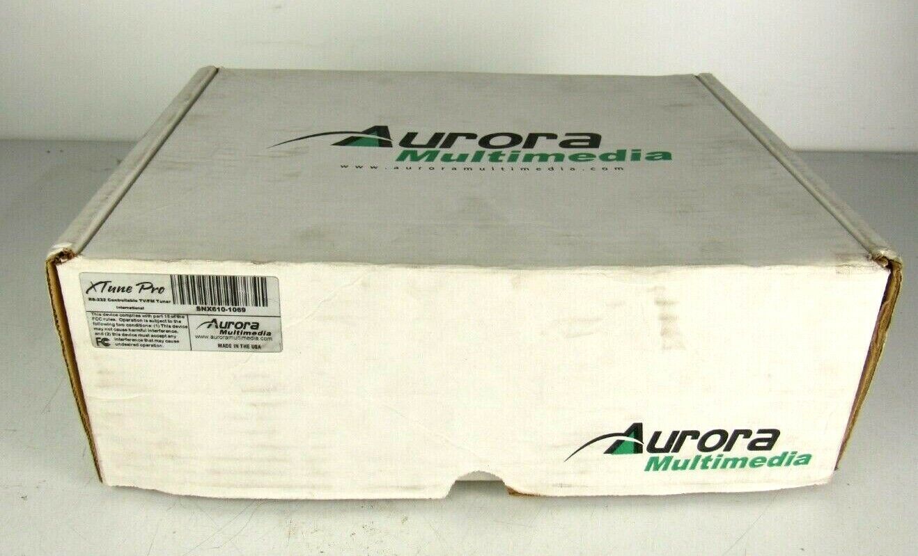 New Aurora Multimedia XTune Pro SNX610 1069 controllable TV/FM tuner