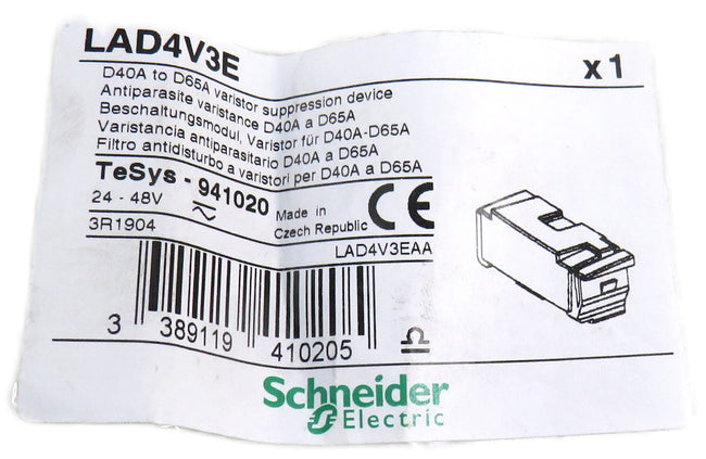 SCHNEIDER  LAD4V3E    New