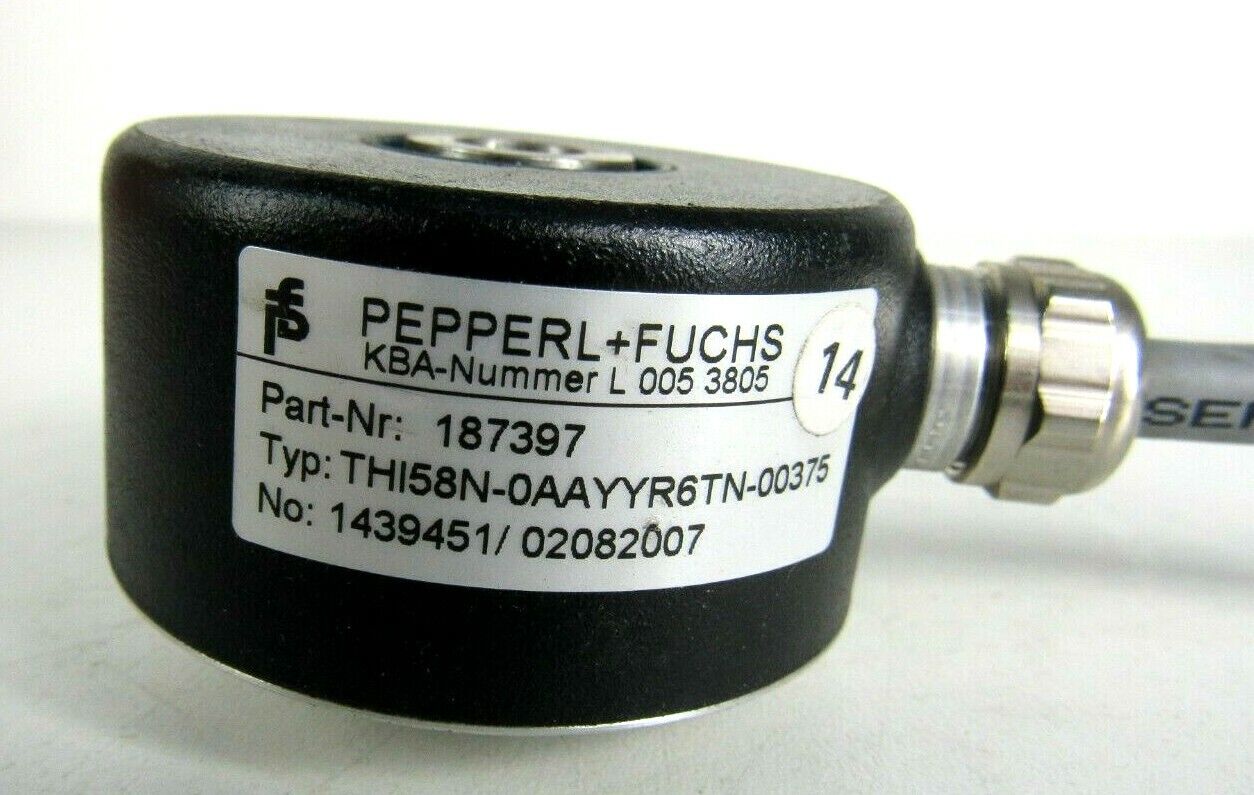 New Pepperl Fuchs thi58n-0aayyr6tn-00375 L0053805 Partn: 187397 SHAFT ENCODER