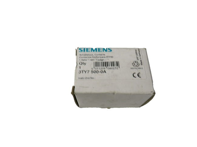 SIEMENS 3TY7500-0A  3TY7 500-0A  CONTACTS SET     New