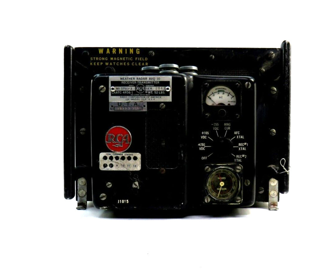 RCA AVQ-10 WEATHER RADAR RECEIVER TRANSMITTER