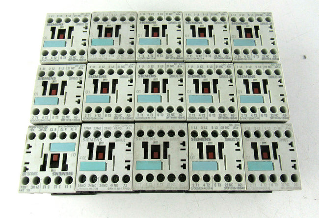 Lot of 15 SIEMENS 3RT1015-1BB42, Power Contactor Relay