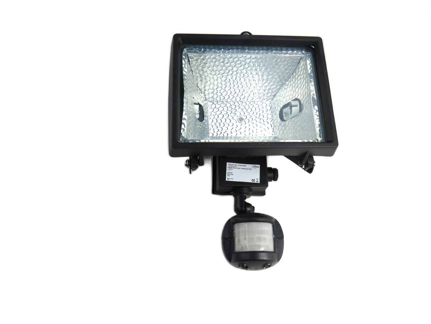 Profile Lightning 32W square spotlight with energy saving lamp + motion detector