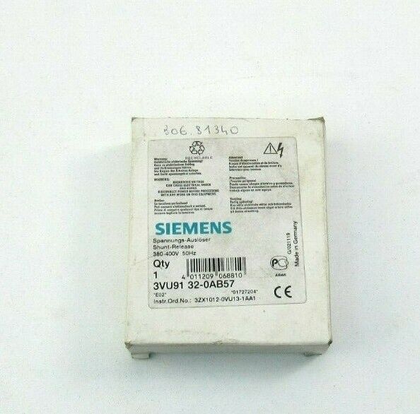 siemens 3vu9132 0ab57 3vu91 32 0ab57 auxiliary contact