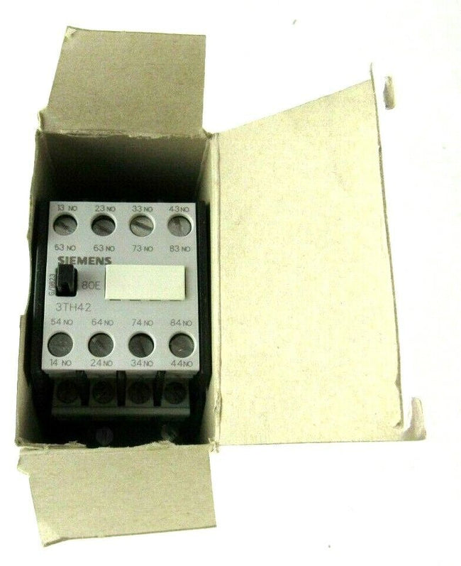 Siemens 3TH42- 80-0BB4 24 VDC Control Relay "NEW"