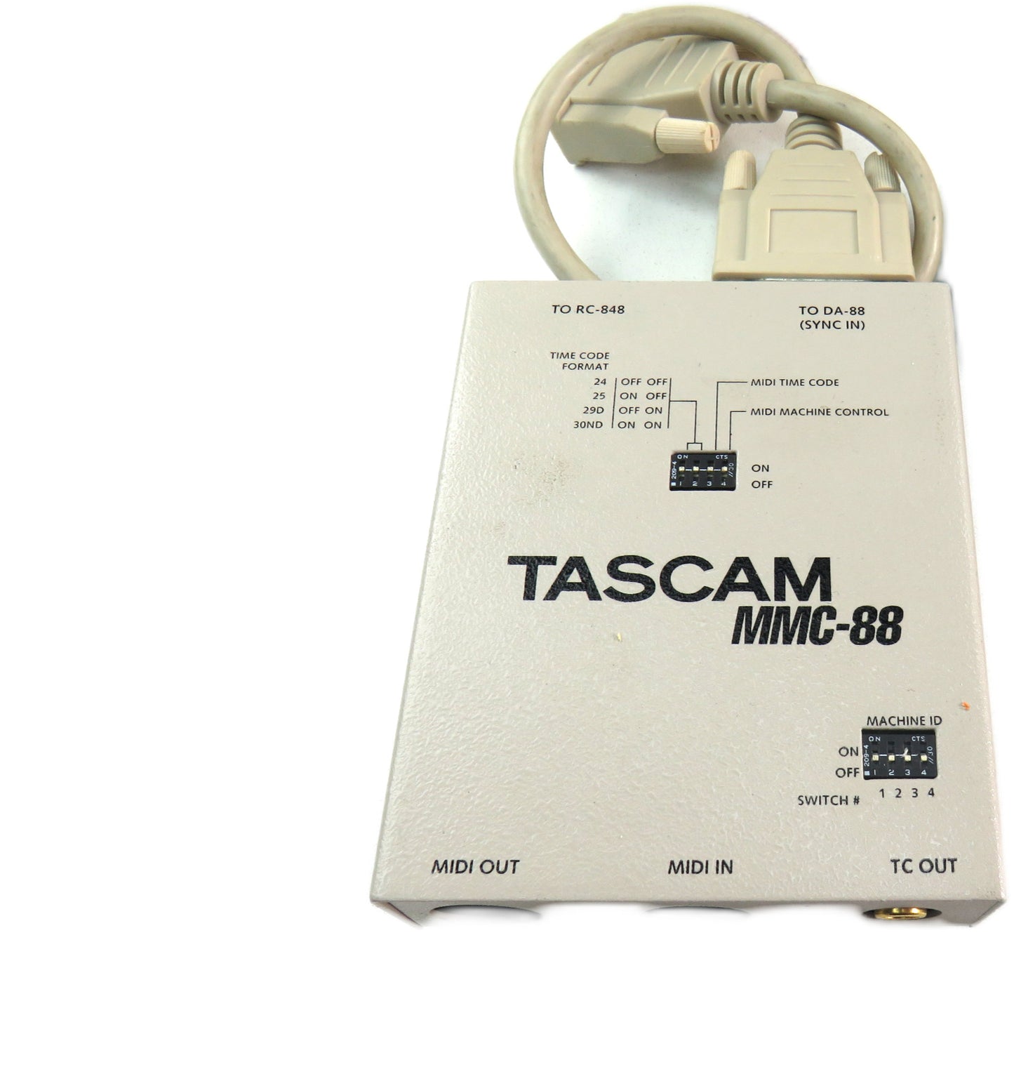 TASCAM  RC-828 RC828 REMOTE CONTROL UNIT WITH MMC-88 MINT