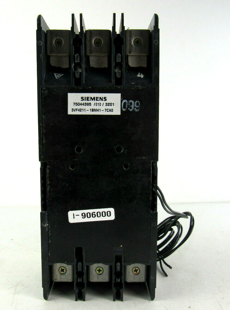 Siemens 3VF4211 1BM41 7CA0 Circuit Breaker 3VF4211 1BM41 7CA0