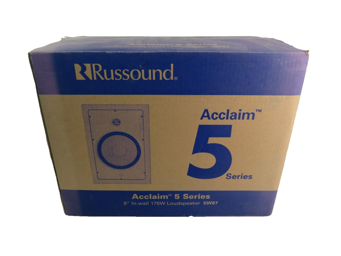 RUSSOUND 5W87 ACCLAIM 5 SERIES PAIR IN WALL SPEAKERS  Lot of 2 New