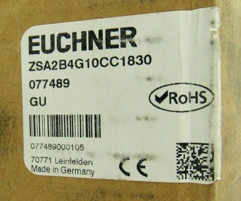 New EUCHNER ZSA2B4G10CC1830 ZSA 077489 Han10 enabling Switch 2220  2 NO/NC