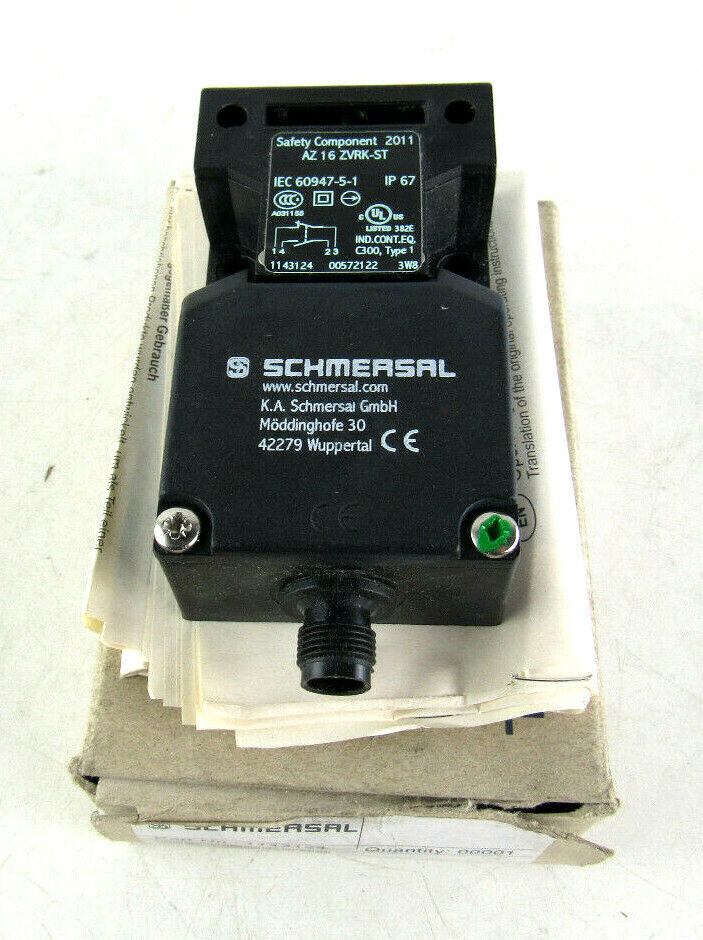 New Schmersal AZ 16-ZVRK-ST Keyed Interlock Switch